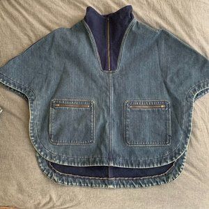 Madewell Denim Poncho Jacket